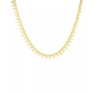 Macy's Gold Plated Dangling Discs 18" Necklace NWT
